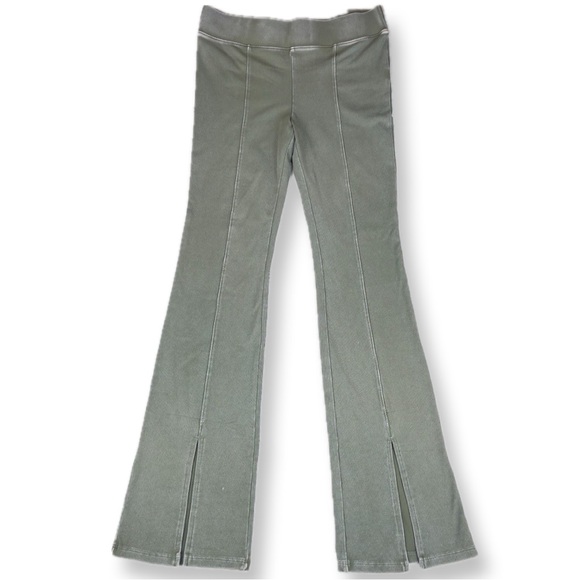 wild fable Pants - Wild Fable Ribbed Flare Leggings with Split Hem